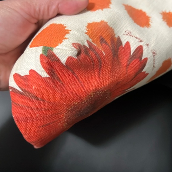 Dooney & Bourke Ltd Ed Zinnia Elegans Canvas & Leather Tote - Picture 6 of 10